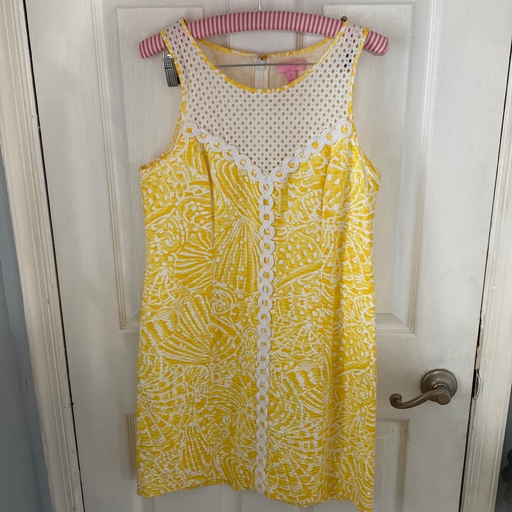 EUC rare lilly Pulitzer shift dress size 10